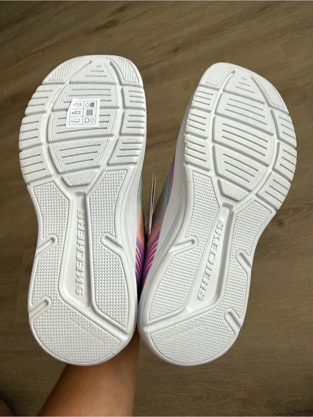 Skechers GirlsLightweight Easy On Adaptive Closure SZ 3 Sneakers Purple Pink NWT - Picture 6 of 7